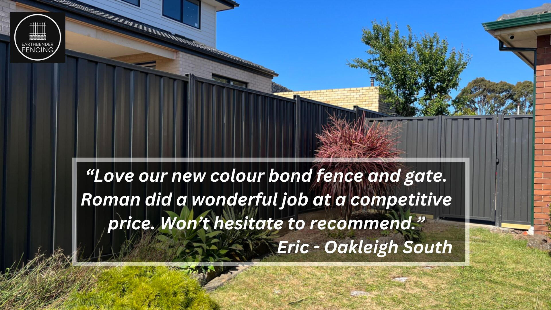 Colorboond Fence for Eric